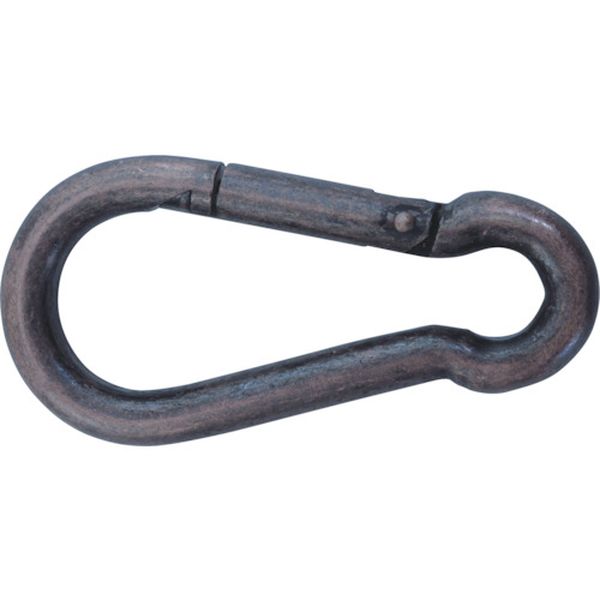 ・指で押すだけで開閉でき、ワンタッチで取付可能です。・DIYに使いやすいカラー仕様の荷役金物です。・チェーンやロープなどの連結や末端金具の連結金具として。・色：ブロンズ・使用荷重(kg)：60・A(mm)：70・B(mm)：33・C(mm)：8.5・表面処理：塗装・スチール・表示荷重は金物単体での数値です。・荷重値は目安で保証値ではありません。・極端な衝撃や偏荷重を与えないでください。・使用環境・使用状況によっては錆びてしまったり、塗装が剥がれる恐れがあります。・生産国 中国・JANコード 4962123040171・質量 40g・コード：368-7486 ・品目：1010401710104017楽天 JP店