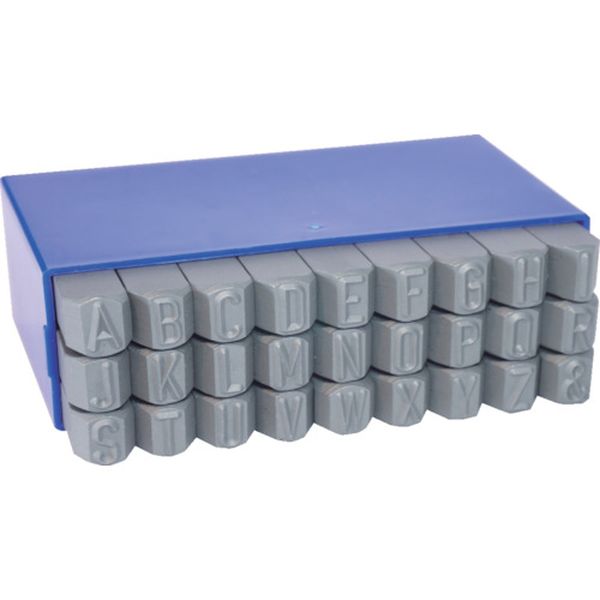 【メーカー在庫あり】 Heidenpeter社 グラブレム 逆英字刻印セット スタンダード A〜Z 4mm 10404000 JP店