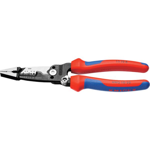 【メーカー在庫あり】 13728 KNIPEX社 KNIPEX 電気技師用多機能ペンチ 1372-8 JP店