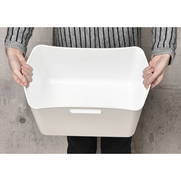 【メーカー在庫あり】 1386 やわらかBOX/スリム浅型 ネイビー 179×259×120 138648 JP店