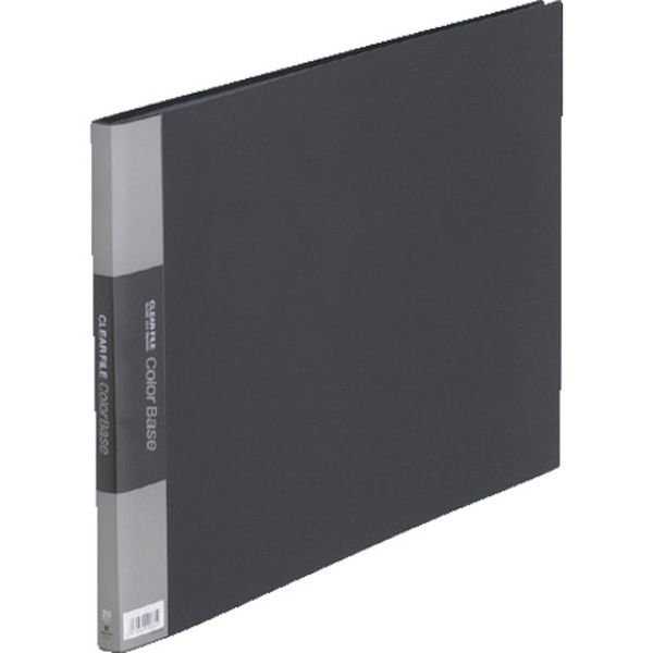 【メーカー在庫あり】 (株)キングジム キングジム クリアーファイルカラーベース(E型) 黒 150CBLACK JP店