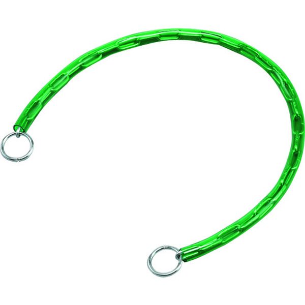 ・チェーン両端のリングを別売の南京錠などでロックすることで、バルブの操作を制限することができます。・バルブの誤操作防止に。・チェーン長さ(mm)：600・線径(mm)：3・チェーン内径(mm)：21×5・カラー：緑・両側丸リング各1個付・チェーン：スチール(鉄ユニクロメッキ)・カバー：軟質塩化ビニール・南京錠は付属していません。・生産国 日本・JANコード 4932134055990・質量 148g・コード：106-6349 ・品目：198011198011楽天 JP店　