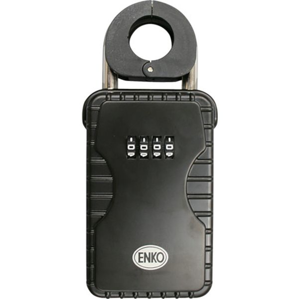 【メーカー在庫あり】 キーストック キーストック-2 180×80×30mm 可変式ダイヤル錠 ドアノブ対応 30210..