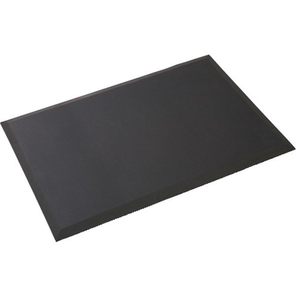 【メーカー在庫あり】 (株)日本緑十字社 緑十字 疲労軽減マット AFM-6090BK 黒 600...