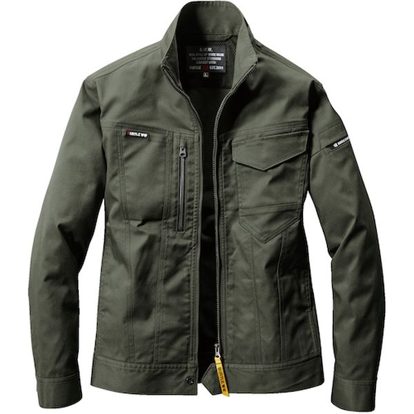 Rakuten - 【メーカー在庫あり】 6201143L (株)バートル バートル ジャケット ミルスグリーン 6201-14-3L JP店