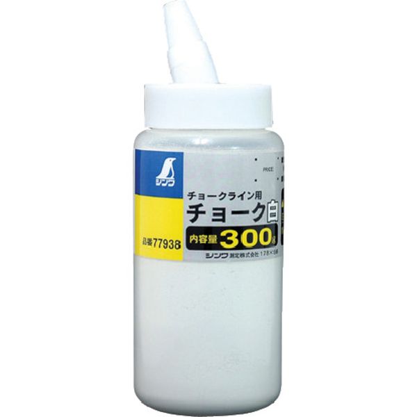 ・粉は微粒子なので、鮮明なラインが引けます。・注入口が傾いていて、入れやすくなっています。・チョークラインに入れて使用する粉。・色：白・容量(g)：300・チョーク:炭酸カルシウム・材料によっては粉が消えない場合があります。・生産国 中国・JANコード 4960910779389・質量 350g・コード：816-4492 ・品目：7793877938楽天 JP店　