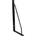 【メーカー在庫あり】 ALT300BK トラスコ中山(株) TRUSCO カラーアーム棚受 300mm 黒色 ALT300-BK JP店