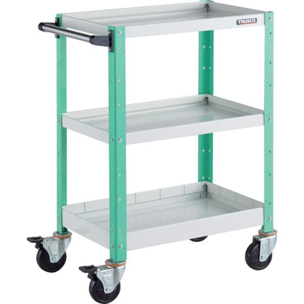 【メーカー在庫あり】 BDW963F1WYG ツールワゴン バーディワゴン 600X400XH880 浅2深1段 ホワイト/ヤン..