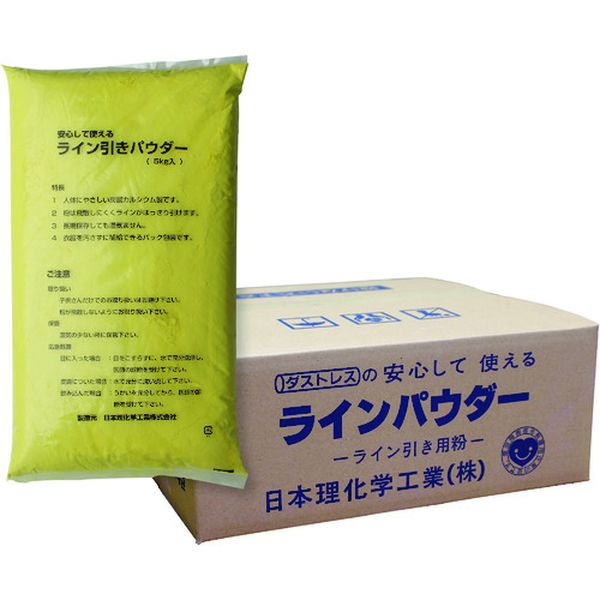 ・従来の石灰(消石灰)と違って、発熱や強アルカリによる事故の心配がない炭酸カルシウム粉末です。 ・粒子に工夫を加えていますので風に飛散しにくく、長持ちします。・色は鮮明でくっきりときれいなラインが引けます。・主原料は安心安全な炭酸カルシウム粉末です。・色：黄・容量(g)：5kg×4袋・厚さ(mm)：145・長さ(mm)：400・幅(mm)：375・5kg×4袋・主原料：炭酸カルシウム・生産国 日本・JANコード 4904085143033・質量 20kg・コード：181-4416 ・品目：DLP5YDLP-5-Y楽天 JP店