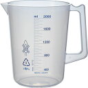 【メーカー在庫あり】 HPB2000 トラスコ中山(株) TRUSCO ポリプロピレン青目盛ビーカー 2000ml(取手付) HPB-2000 JP店