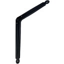 【メーカー在庫あり】 LLBB300 ケイ・ジー・ワイ工業(株) K.G.Y L型棚受 300×350 黒 LL-BB300 JP店