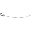 【メーカー在庫あり】 SCWSF10030 オールステンレスワイヤカットロープ両端ワッパ+片側スナップフック付 1.0Φ×300mm SCWSF100-30 J...