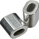 【メーカー在庫あり】 トラスコ中山(株) TRUSCO ワイヤロープ用アルミスリーブ(2個入)3.0パイ用 SRB30A JP店