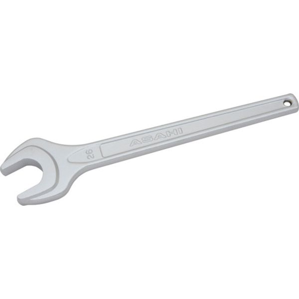 Combination Wrench - 【メーカー在庫あり】 旭金属工業(株) ASH 丸形片口スパナ強力タイプJISH(クロムメッキ)26mm SSP0026 JP店