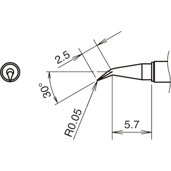 【メーカー在庫あり】 T3803JS 白光(株) 白光 こて先JS型 350℃ T38-03JS JP店