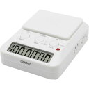 【メーカー在庫あり】 T580WT (株)ドリテック dretec タイムアップ2 ホワイト T-580WT JP店