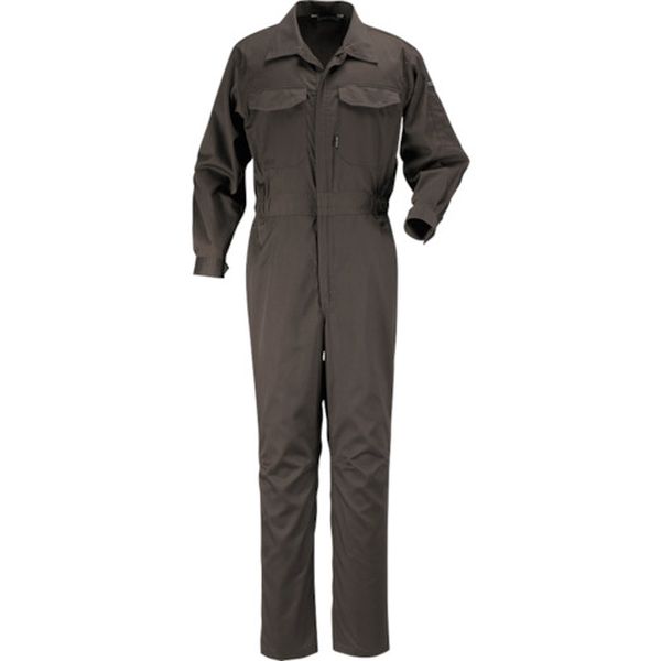【メーカー在庫あり】 670917L (株)カジメイク カジメイク TC長袖つなぎ服 ブラウン L 6709-17-L JP店