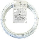 【メーカー在庫あり】 (株)ダイドーハント ダイドーハント カラーワイヤー 白 #16(1.6mm)x40m 10155837 JP店