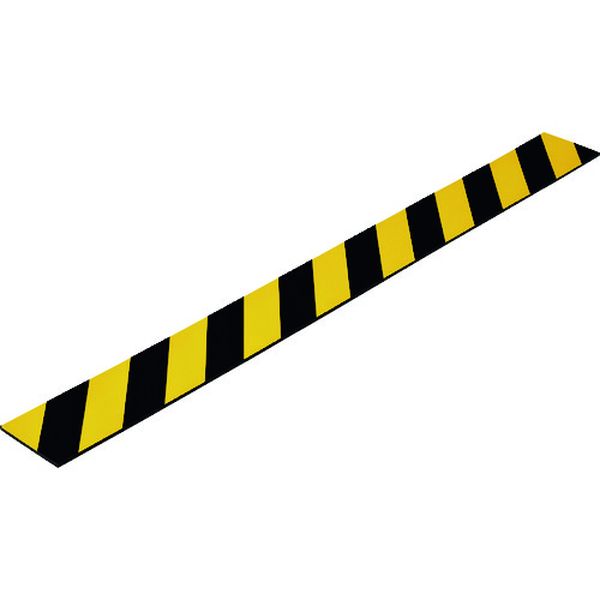 【メーカー在庫あり】 トラ柄クッション 黄/黒 TRC-105H 100×1000mm 厚み5mm 反射タイプ 247041 JP店