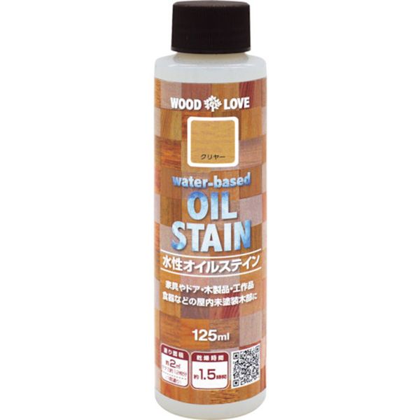 【メーカー在庫あり】 300N051 ニッペホームプロダクツ(株) ニッぺ 水性オイルステイン 125ML クリヤー 300N051 4976124517303 JP店