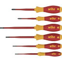 【メーカー在庫あり】 wiha社 wiha 絶縁ドライバー スリムフィックス ドライバーセット(プラス・マイナス) 3201K6 JP店