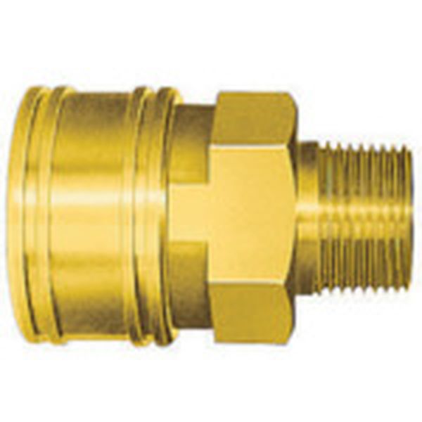 【メーカー在庫あり】 TSPカプラ 真ちゅう製 ニトリルゴムSG(NBR)(めねじ取付用ソケット) 相手側Rc3/8(..