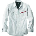 【メーカー在庫あり】 51904036S (株)自重堂 Jawin ナガソデシャツ Sサイズ シルバー 51904-036-S JP店