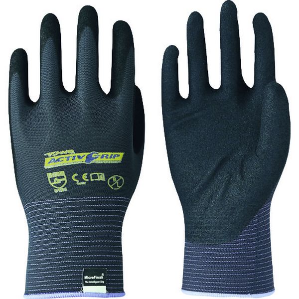 【メーカー在庫あり】 5329L (株)東和コーポレーション トワロン ニトリル背抜き手袋 ActiveGrip Advance 9/L 532-9L JP店