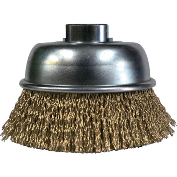 【メーカー在庫あり】 CN5 (株)太陽商会 SUNPOWER 鋼線メッキ線カップブラシ(黄より線) CN-5 JP店