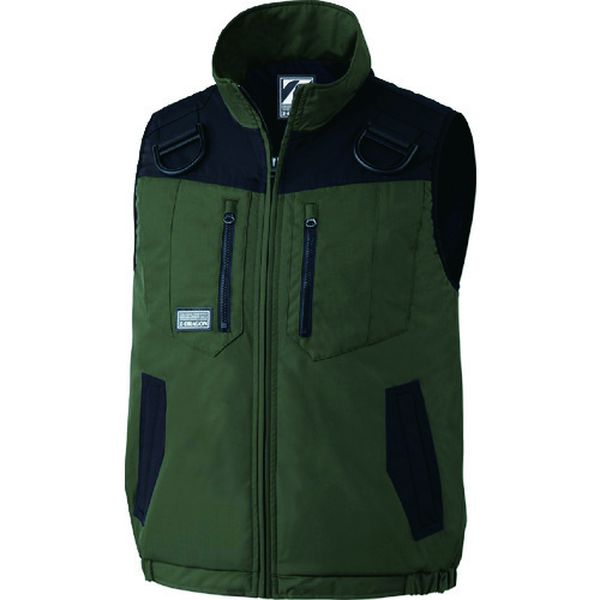 【メーカー在庫あり】 78040040L (株)自重堂 Z-DRAGON ベスト アーミーグリーン L 78040-040-L JP店