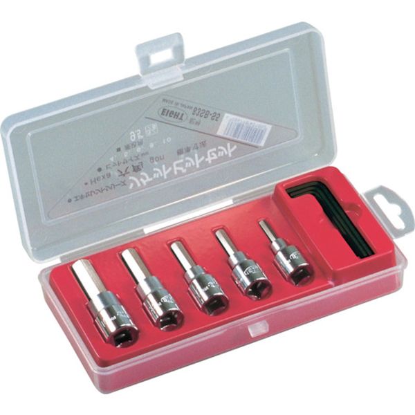 【メーカー在庫あり】 83SBS5 (株)エイト エイト 六角ソケットビット 標準寸法(差込角9.5mm)5本セット ..