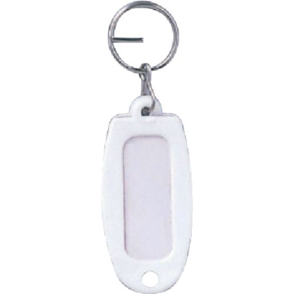 【メーカー在庫あり】 87786 ユニット(株) ユニット カラーネームタッグ ホワイト 10個1組 60×27×3 877-86 JP店