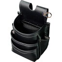 【メーカー在庫あり】 AB23BG フジ矢(株) フジ矢 腰袋3段(黒金)LIGHT PU LEATHER SERIES AB-23BG JP店(4)