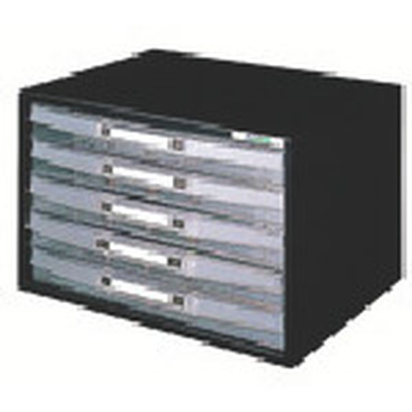 【メーカー在庫あり】 ALW5D ナカバヤシ(株) ナカバヤシ 書類ケース アバンテケ-ス A4 横型 5段 黒 AL-..