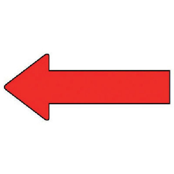 【メーカー在庫あり】 AS.23.8L ユニット(株) ユニット 配管ステッカー 方向表示 赤(大) 50×130 10枚組 AS-23-8L JP店