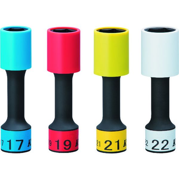 【メーカー在庫あり】 BP4921G 12.7sq.インパクトレンチ用ホイールガードソケット(ロング薄肉) (自動車整備用) 対辺寸法21mm BP49-21G JP店