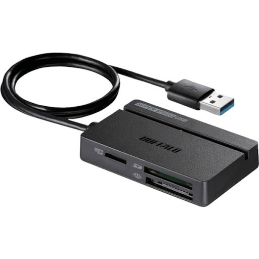 【メーカー在庫あり】 (株)バッファロー バッファロー USB3.0 マルチカードリーダー スタンダード BSCR100U3BK JP店 【メーカー在庫あり】 (株)バッファロー バッファロー USB3.0 マルチカードリーダー スタンダード BSCR100U3BK JP店