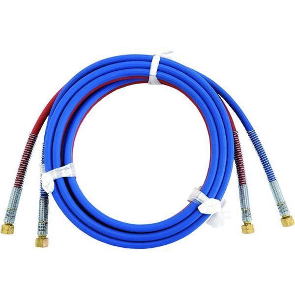 ・酸素アセチレンガス溶接溶断用ホース部品・ホース内径(mm)：5・ホース長さ(m)：5・常用圧力(MPa)：酸素0.99　アセチレン0.13・G型ホース(ネジ式)5m・ねじサイズ：M16×1.5(アセチレン側は左ねじ)・生産国 日本・JANコード 4560160095613・質量 1.800kg・コード：859-5312 ・品目：C20C20楽天 JP店　