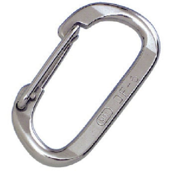 【メーカー在庫あり】 DF5 (株)水本機械製作所 水本 ステンレス Dフック 長さ52.5mm 使用荷重0.29kN DF-5 JP店