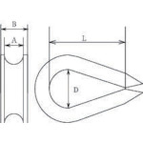 【メーカー在庫あり】 KRN3 (株)水本機械製作所 水本 フック ステンレス 板シンブル 使用ロープ径3mm KRN-3 JP店