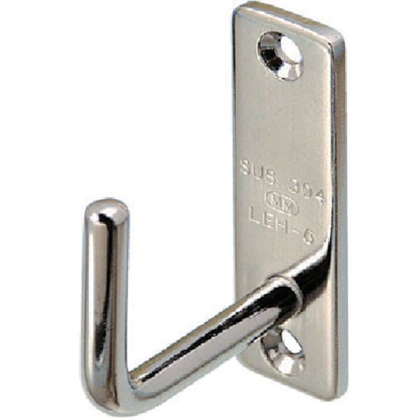 【メーカー在庫あり】 LEH3 (株)水本機械製作所 水本 ステンレス ロングアイフック 9mm×27mm 使用荷重0.02kN LEH-3 JP店