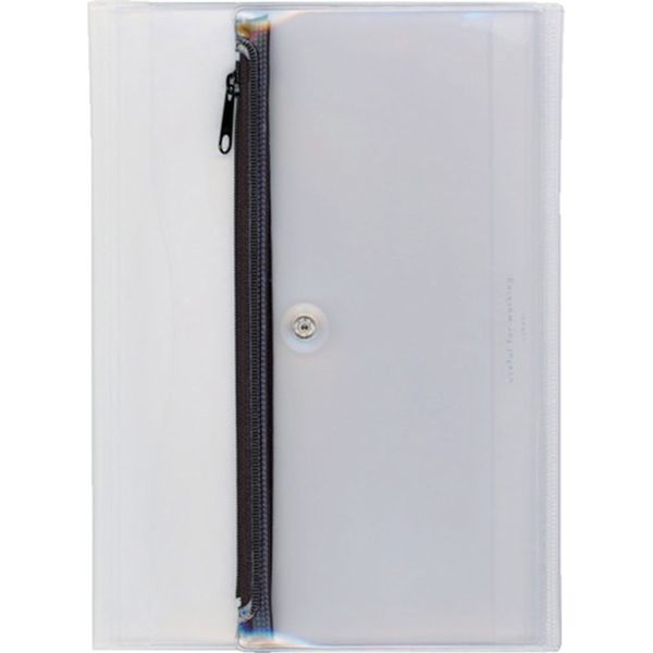 【メーカー在庫あり】 ダイゴー(株) ダイゴー isshoni.ペンケース付ノートカバーPVC A5 Rクリアブラック N1940 JP店