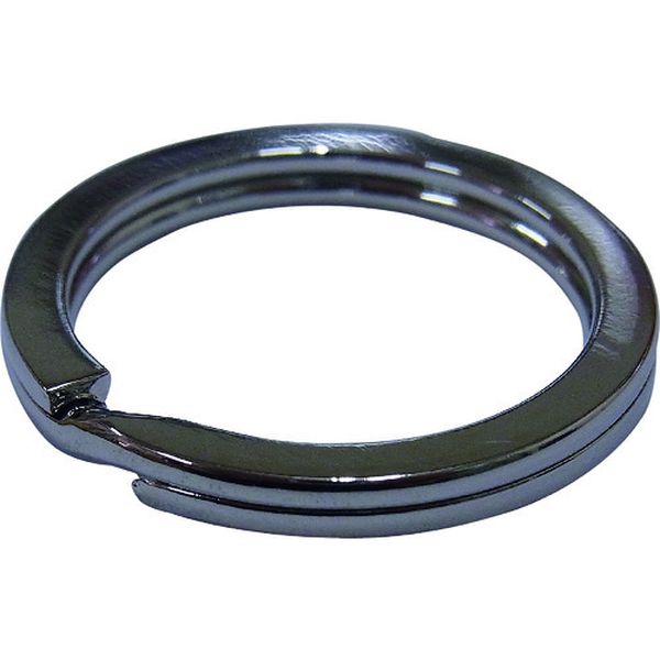 【メーカー在庫あり】 NO.135 (株)ニッサチェイン ニッサチェイン 平キーリング25mm バフニッケル NO-135 JP店(4.0)