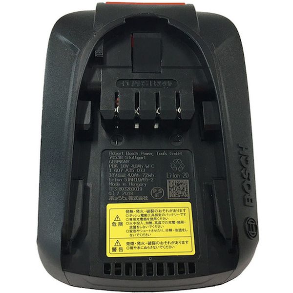 【メーカー在庫あり】 ボッシュ(株) ボッシュ HGリチウムバッテリー18V4.0Ah PBA218 JP店