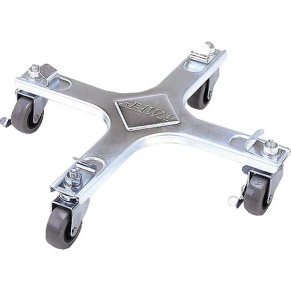 ・最大積載重量は80kgのスチール製缶キャリーです。・缶を上から押さえるだけで簡単に装着できます。・20Lペール缶なら4缶積み上げが可能です。・ペール缶運搬用。・適合機種：ペール缶(底外径275〜280mm)・幅(mm)：370・奥行(mm...