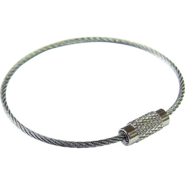 【メーカー在庫あり】 SKE102 (株)ニッサチェイン ニッサチェイン ステンレスキーワイヤー (100個入) SKE-102 JP店