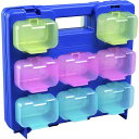 【メーカー在庫あり】 SPS2916BL ジェフコム(株) デンサン スケルトンパーツボックスミニ SPS-2916BL JP店