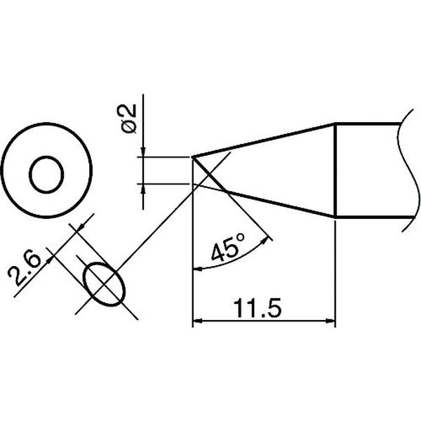 ・こて先先端がスリムタイプになっているため周辺部品に干渉することなくはんだ付けが出来ます。・熱容量を必要し、部品間が狭いはんだ付け部に。・FX-8003用交換こて先に。・FX-801用交換こて先に。・適合コテ：FX801・生産国 日本・JA...