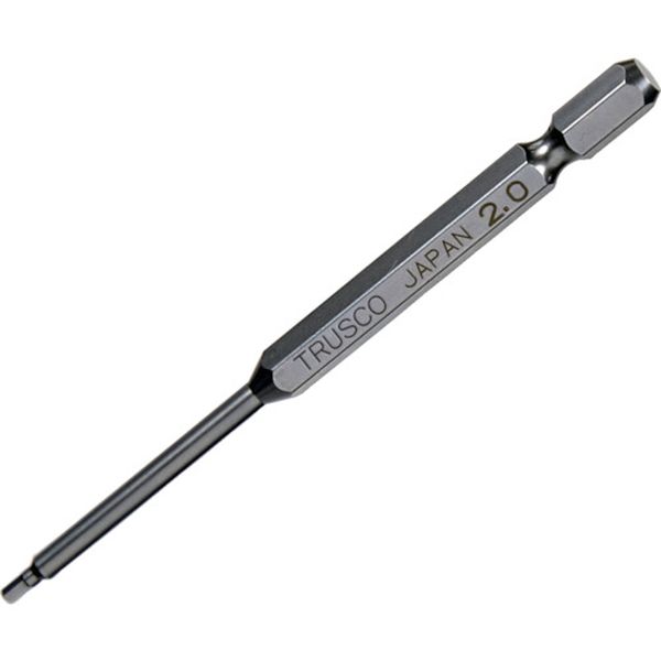 【メーカー在庫あり】 THBM20 トラスコ中山(株) TRUSCO 六角ビット 100L 2.0mm THBM-20 JP店