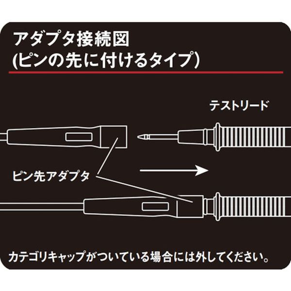 【メーカー在庫あり】 TLA4 三和電気計器(株) SANWA テストリード細ピンアダプタ TL-A4 JP店